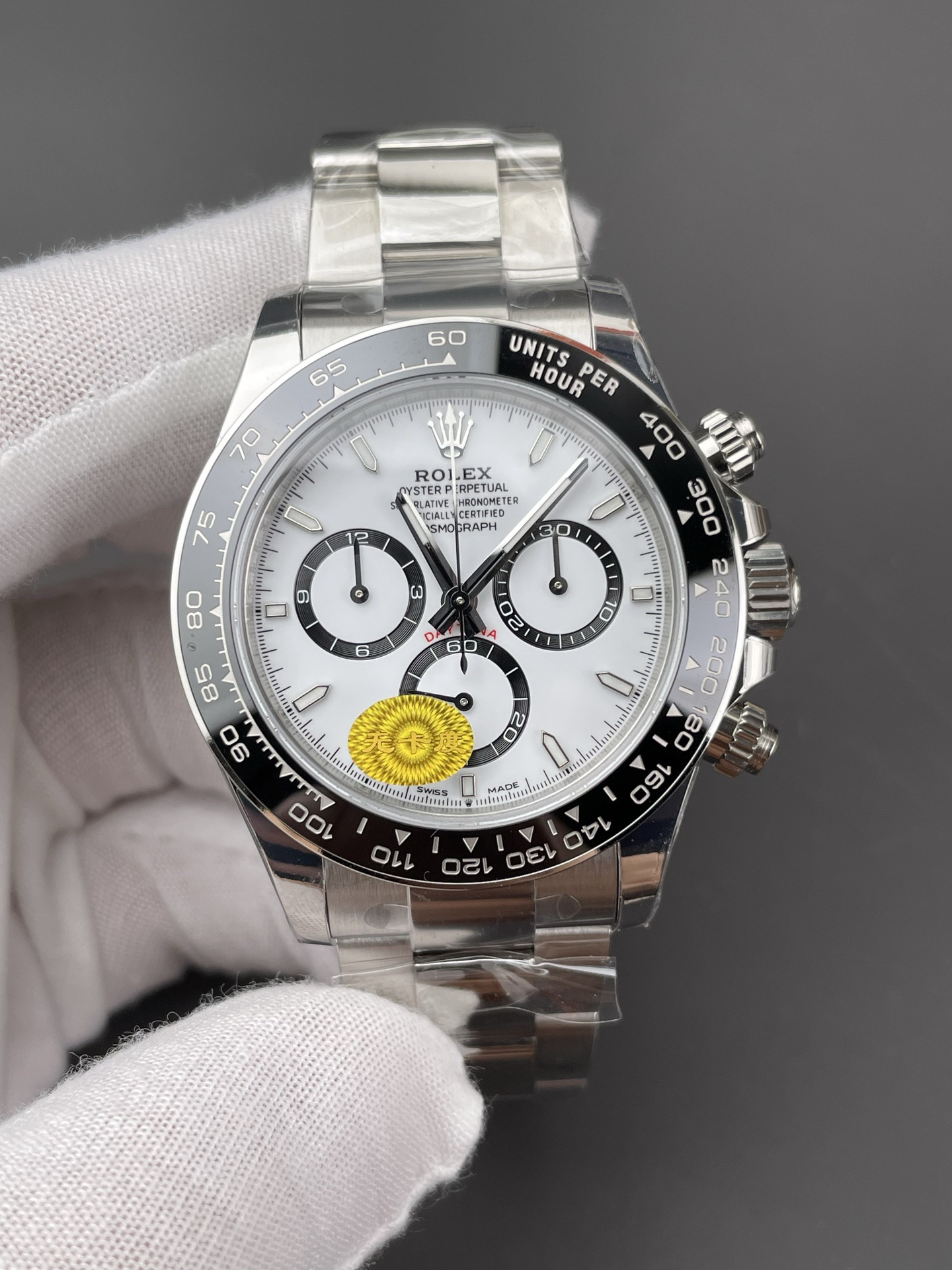 Panda Daytona White Dial