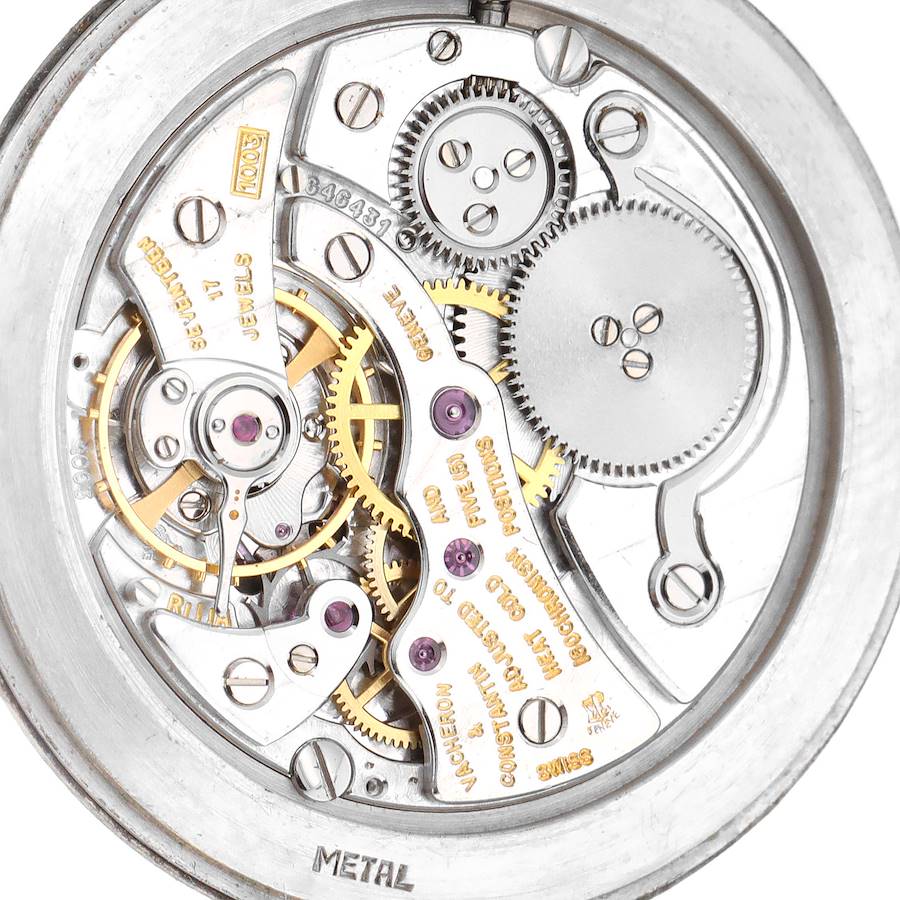 Vacheron Constantin Patrimony White Gold Vintage Mens Watch 6352