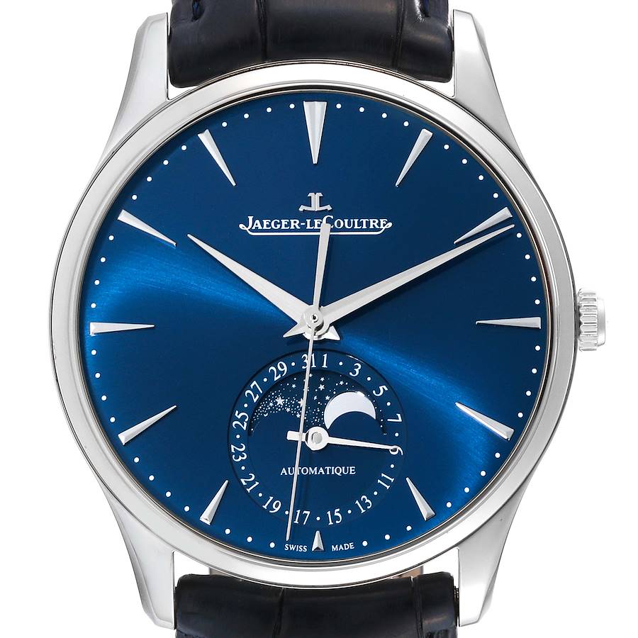 Jaeger LeCoultre Master Ultra Thin Moon Mens Watch 109.8.A5.S Q1368480