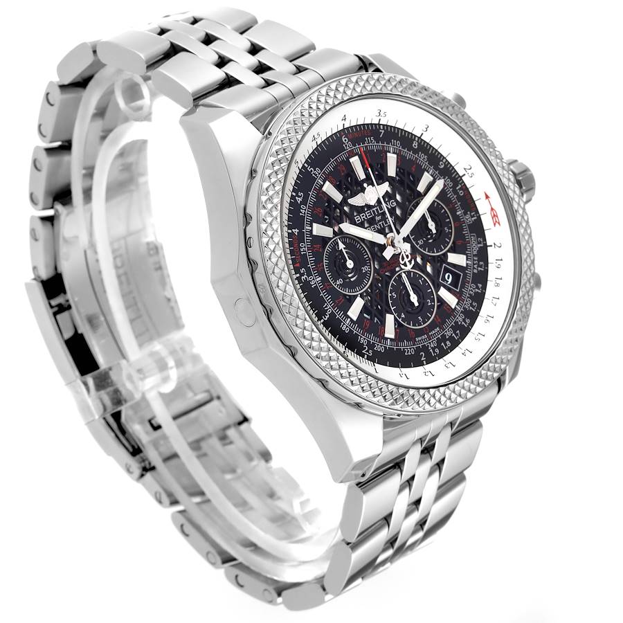 Breitling Bentley B06 Black Dial Chronograph Steel Mens Watch AB0611