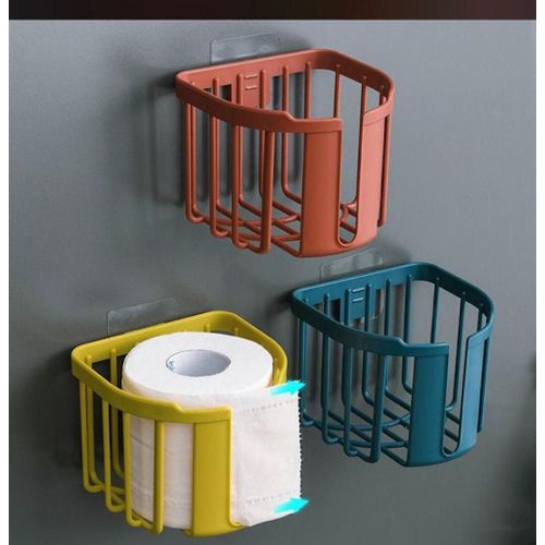 Stick-On Toilet Tissue Paper Holder