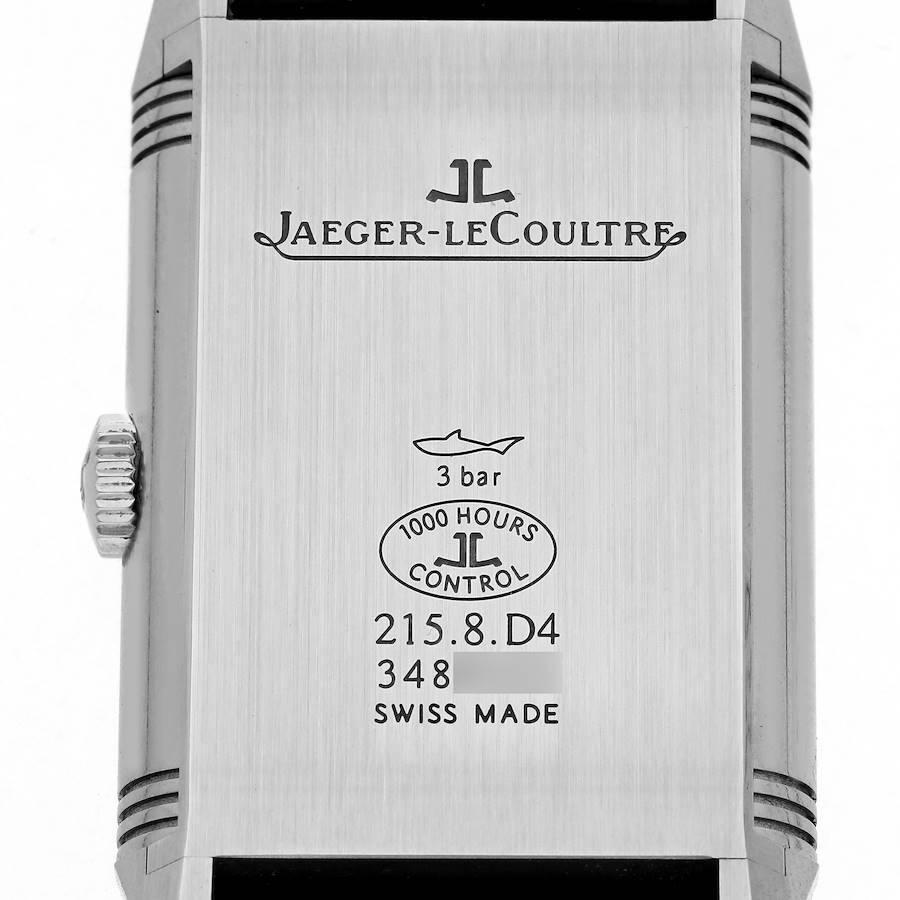 Jaeger LeCoultre Reverso Duo Day Night Steel Watch 215.8.D4 Q3848420
