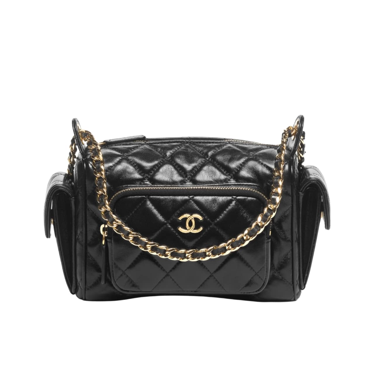 Chanel Small Camera Case Bag Black 23cm As5220 B18234 94305
