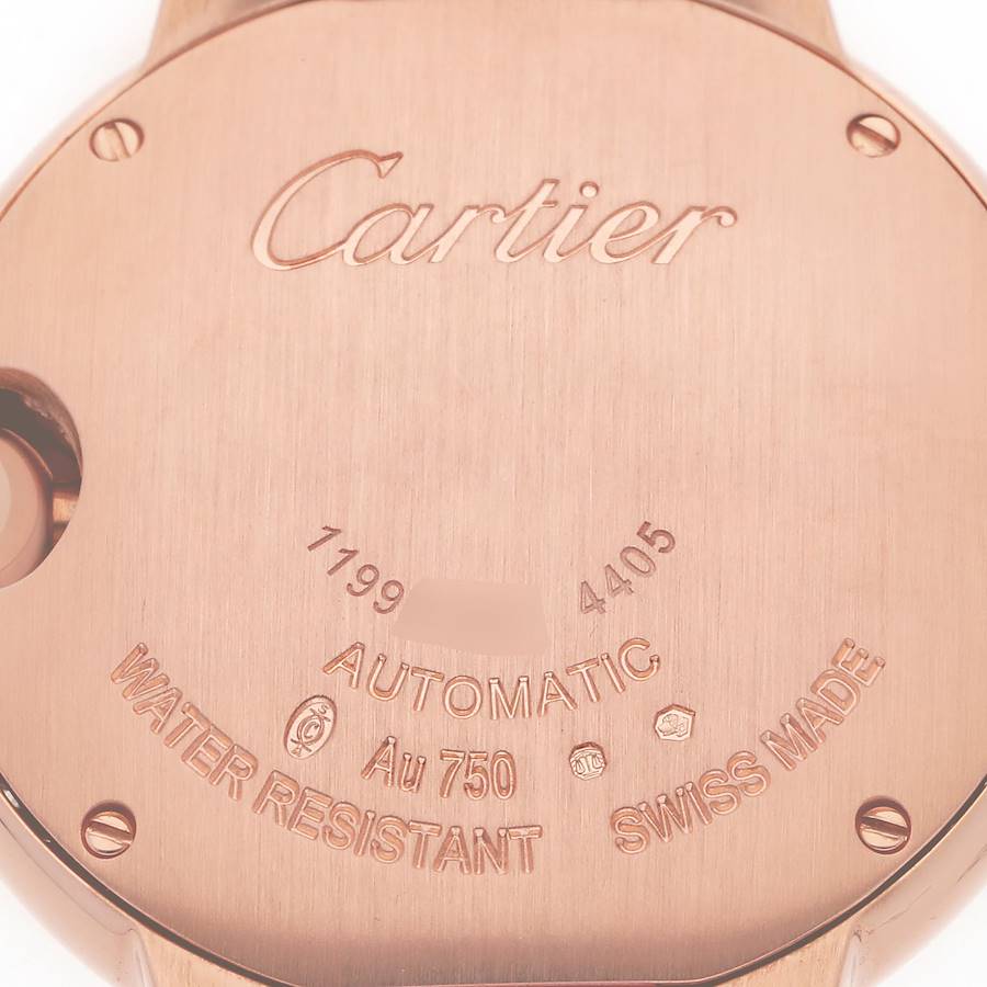 Cartier Ballon Bleu Rose Gold Diamond Ladies Watch WJBB0076