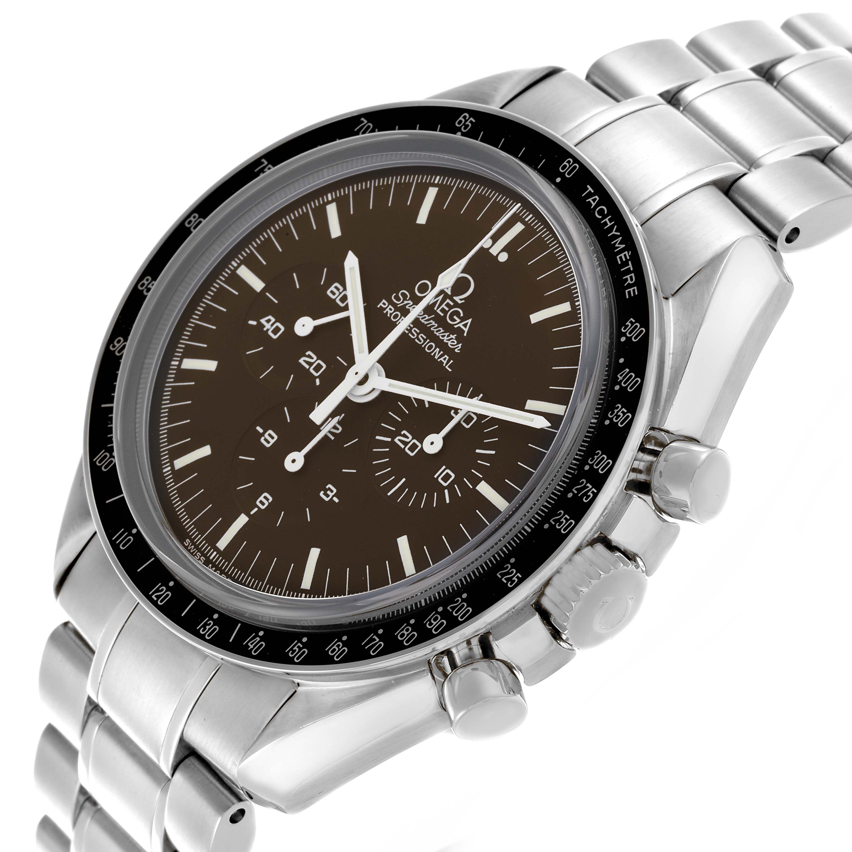 Omega Speedmaster Brown Dial Steel Mens Moon Watch 42.0 MM 311.30.42.30.13.001