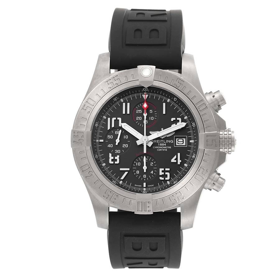 Breitling Avenger Bandit Grey Dial Titanium Mens Watch E13383