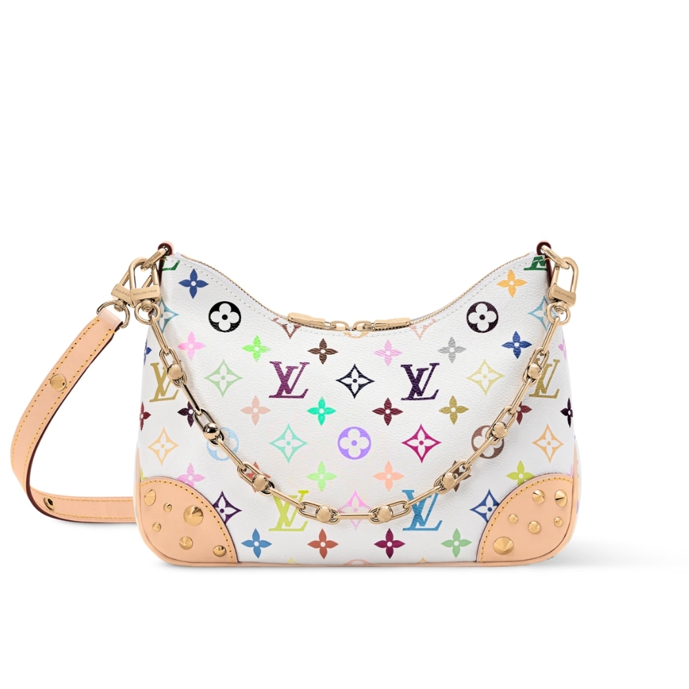 Louis Vuitton X Takashi Murakami Boulogne PM White 29Cm M27790