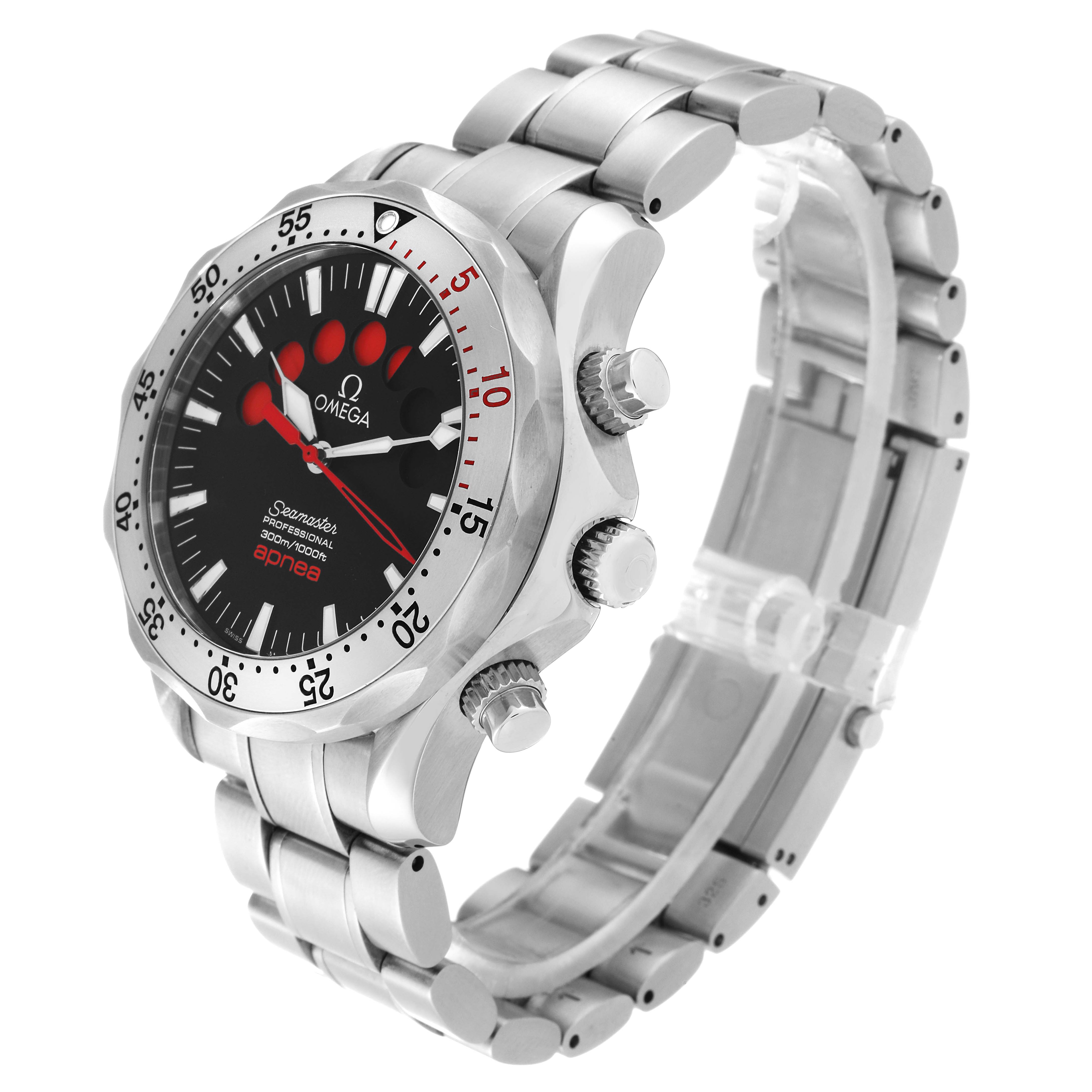 Omega Seamaster Apnea Jacques Mayol Steel Mens Watch 42.0 MM 2595.50.00