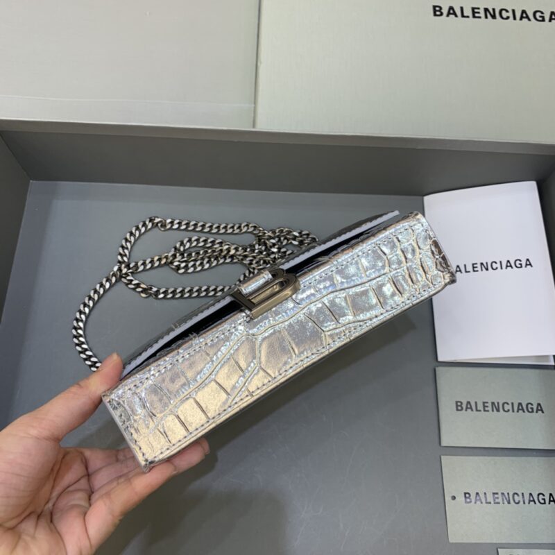 Replica Balenciaga Hourglass On Chain Silver