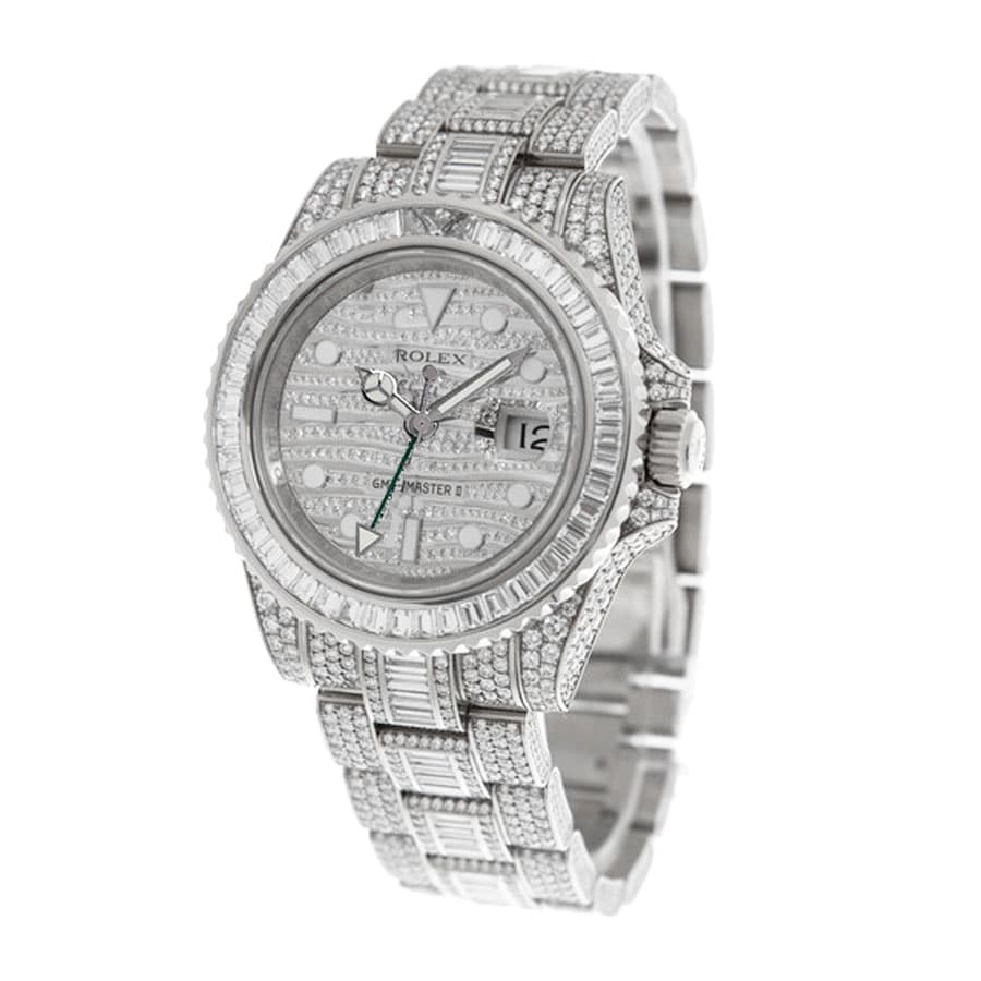 Rolex GMT Master II 116759SARU Iced Out Super Clone