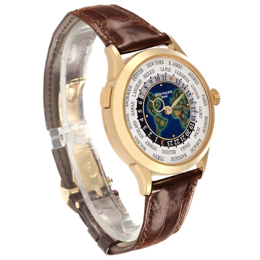 Patek Philippe World Time Complications White Gold Mens Watch 5231J