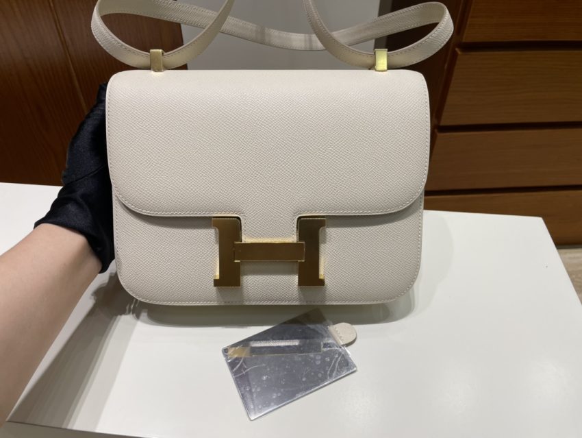 Replica Hermès Constance 24Cm Creamy White