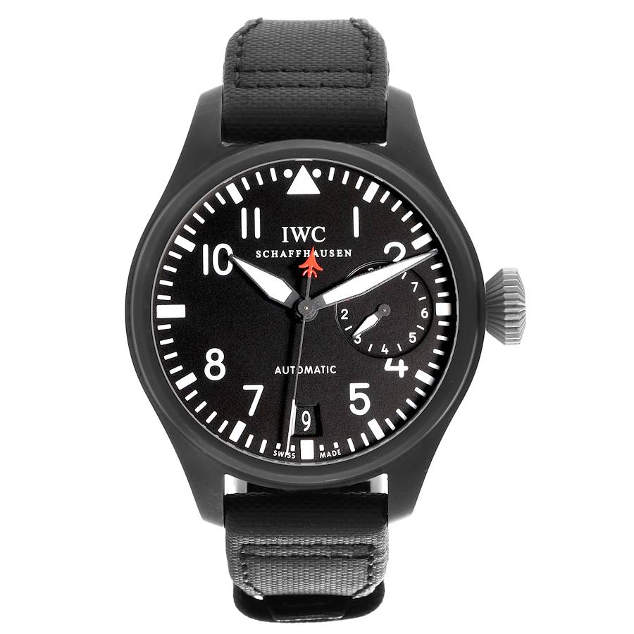IWC Big Pilots Top Gun Black PVD Automatic Mens Watch IW501901