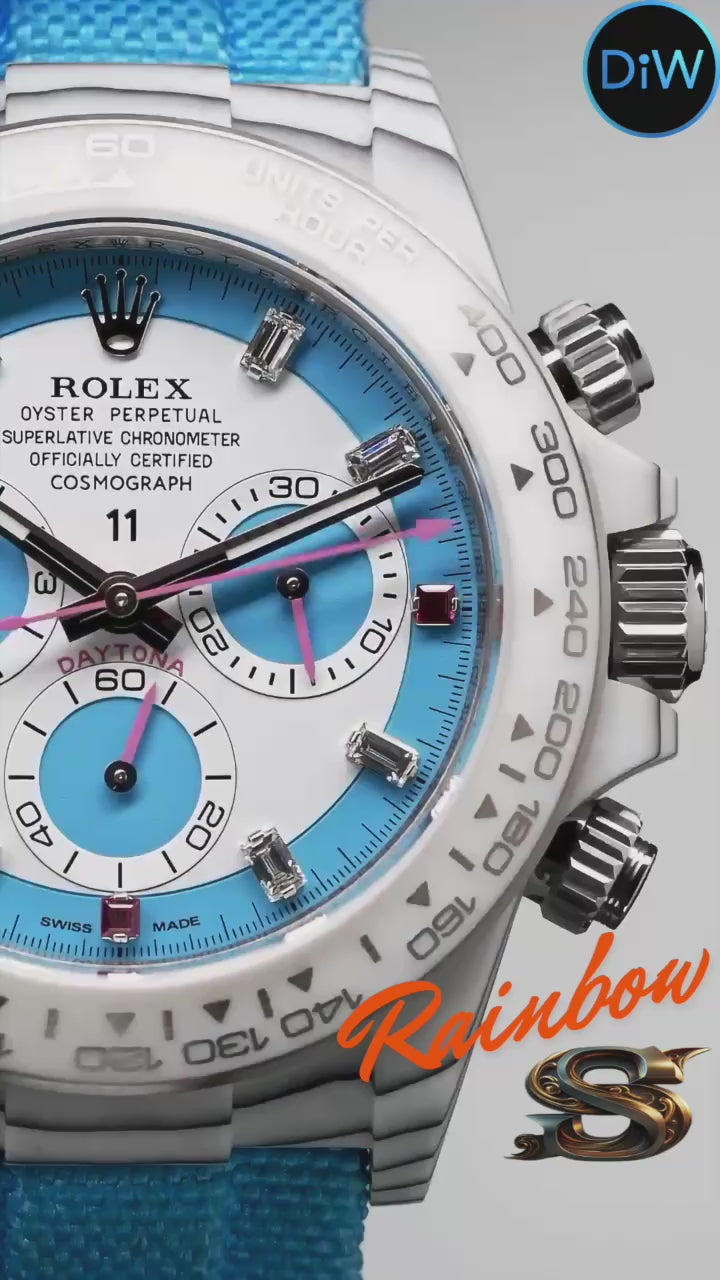 DiW Rolex Daytona CarboQuartz "RAINBOW S UNIQUE"
