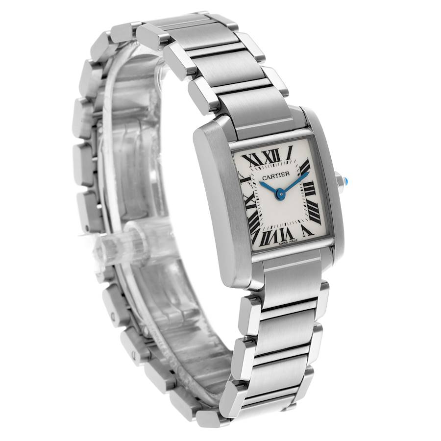 Cartier Tank Francaise Small Steel Ladies Watch W51008Q3