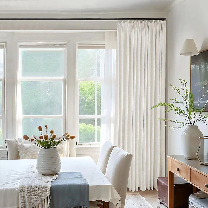 Custom Heavyweight Linen Drape - Pleated