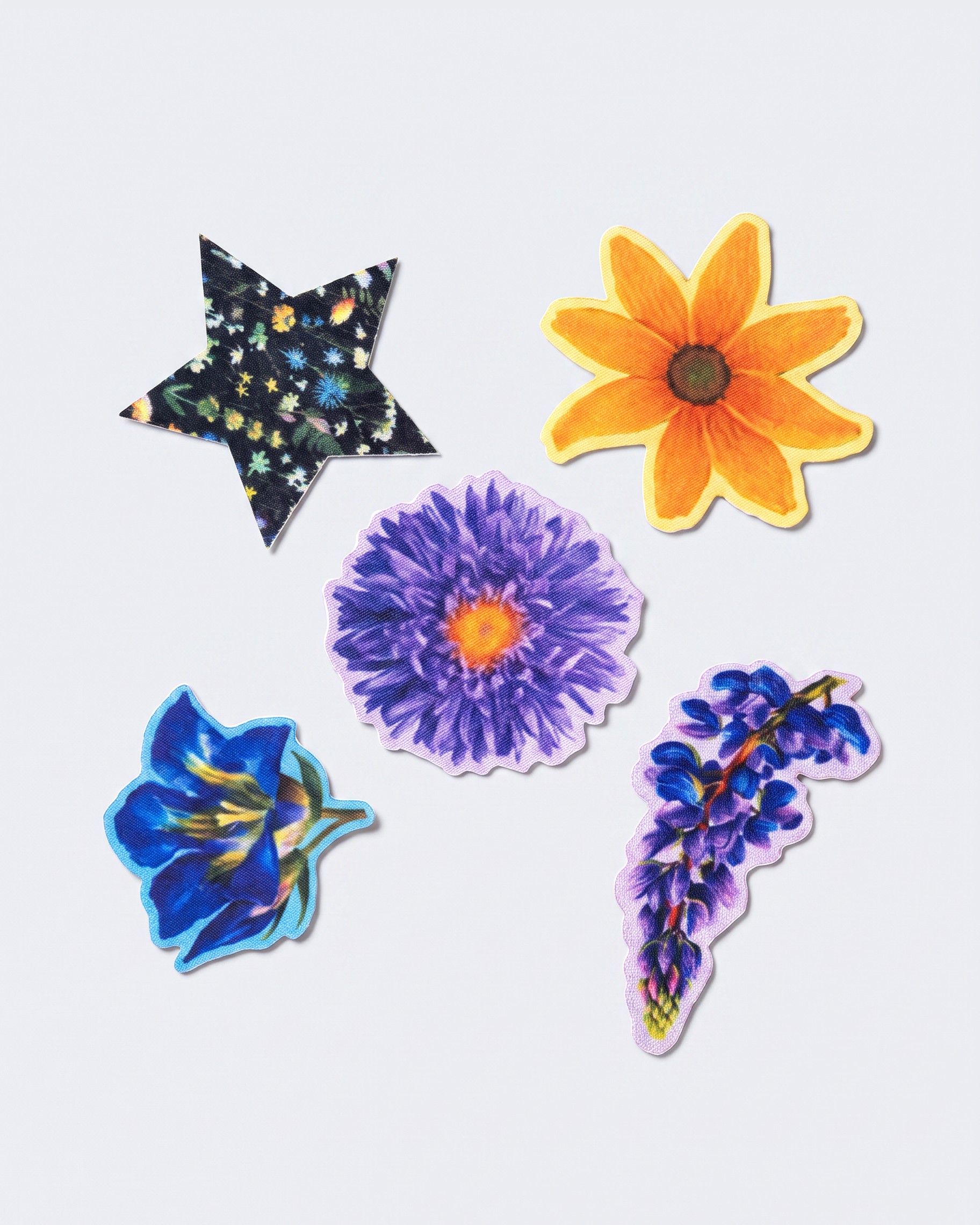 Floral Patches 5-Pack