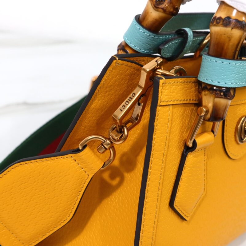 Replica Gucci Diana Small Tote Yellow