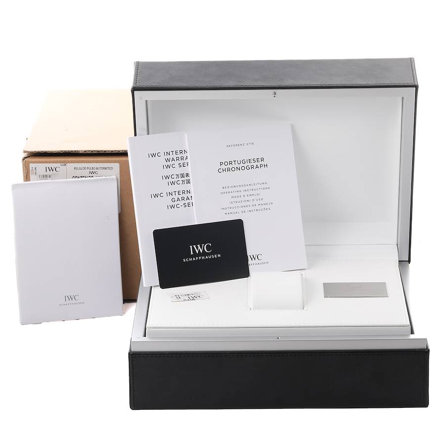 IWC Portugieser Automatic Rose Gold White Dial Mens Watch IW371603