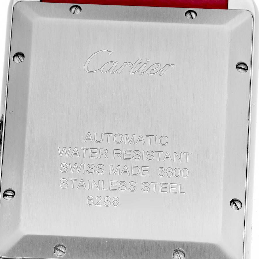 Cartier Tank Solo XL Automatic Stainless Steel Mens Watch WSTA0029