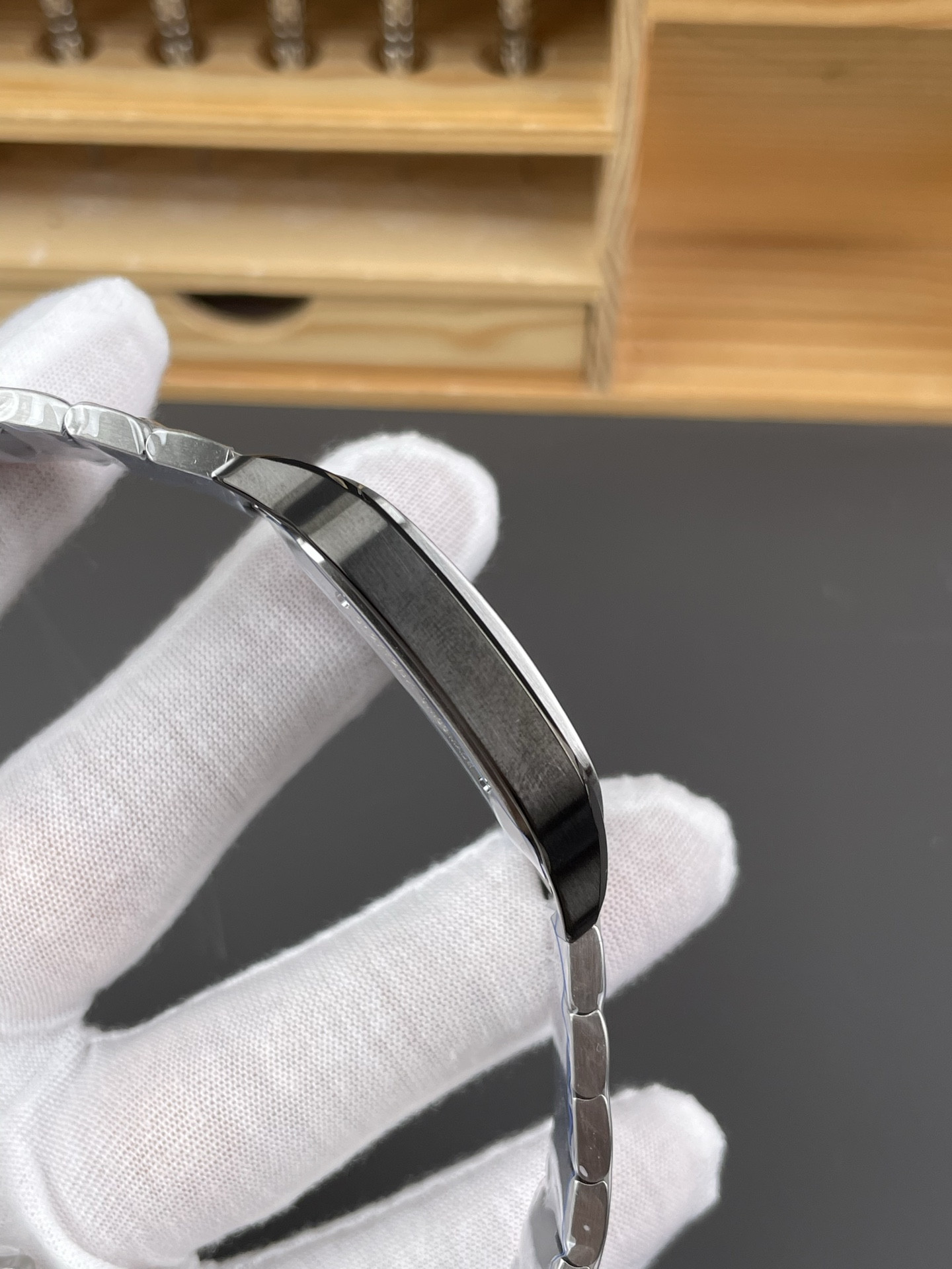 Santos de Cartier Skeleton Series Silver Steel V2 Version