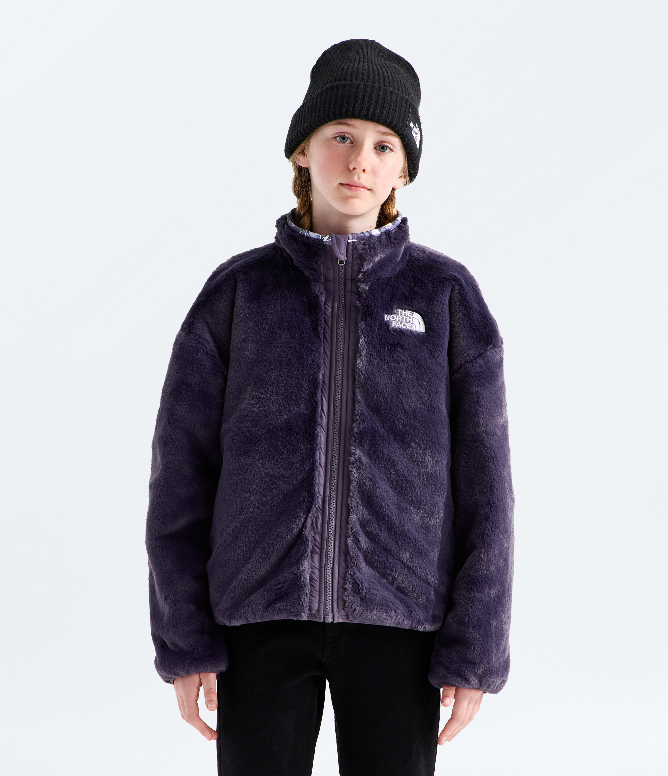 Girls’ Reversible Shasta Full-Zip Jacket—Print