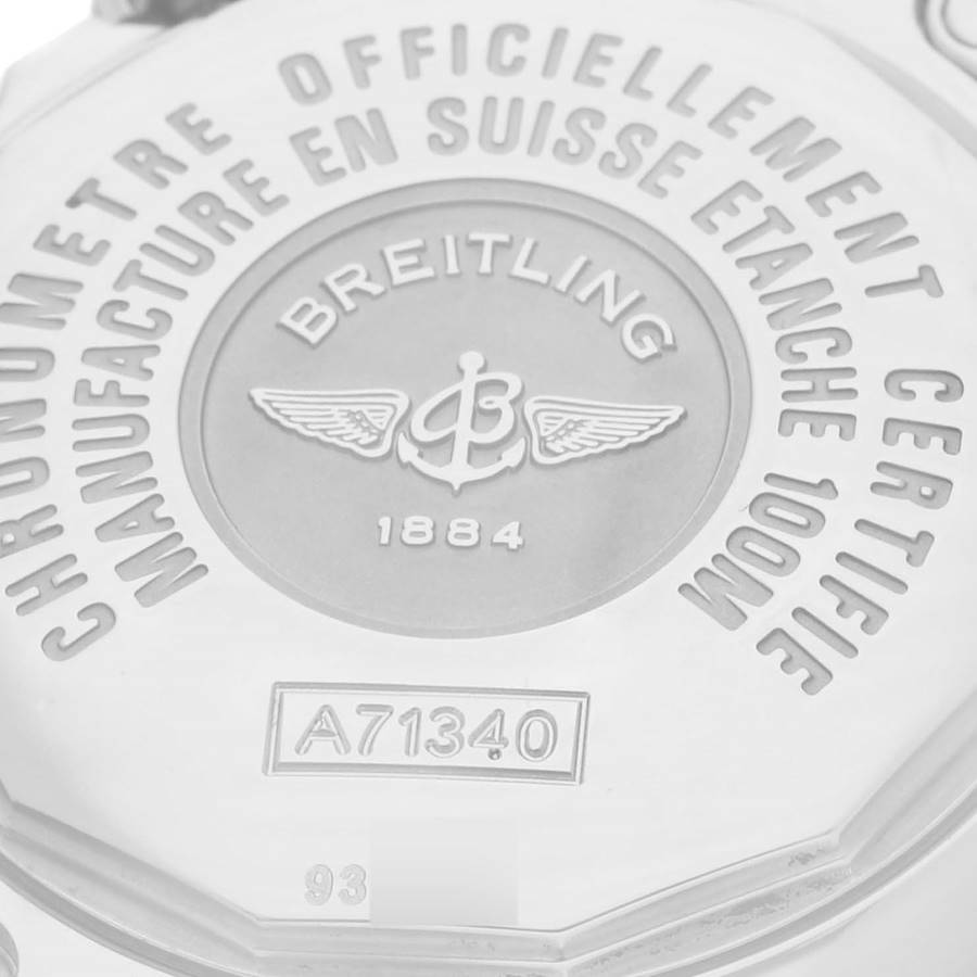 Breitling Starliner Blue Mother of Pearl Dial Steel Ladies Watch A71340