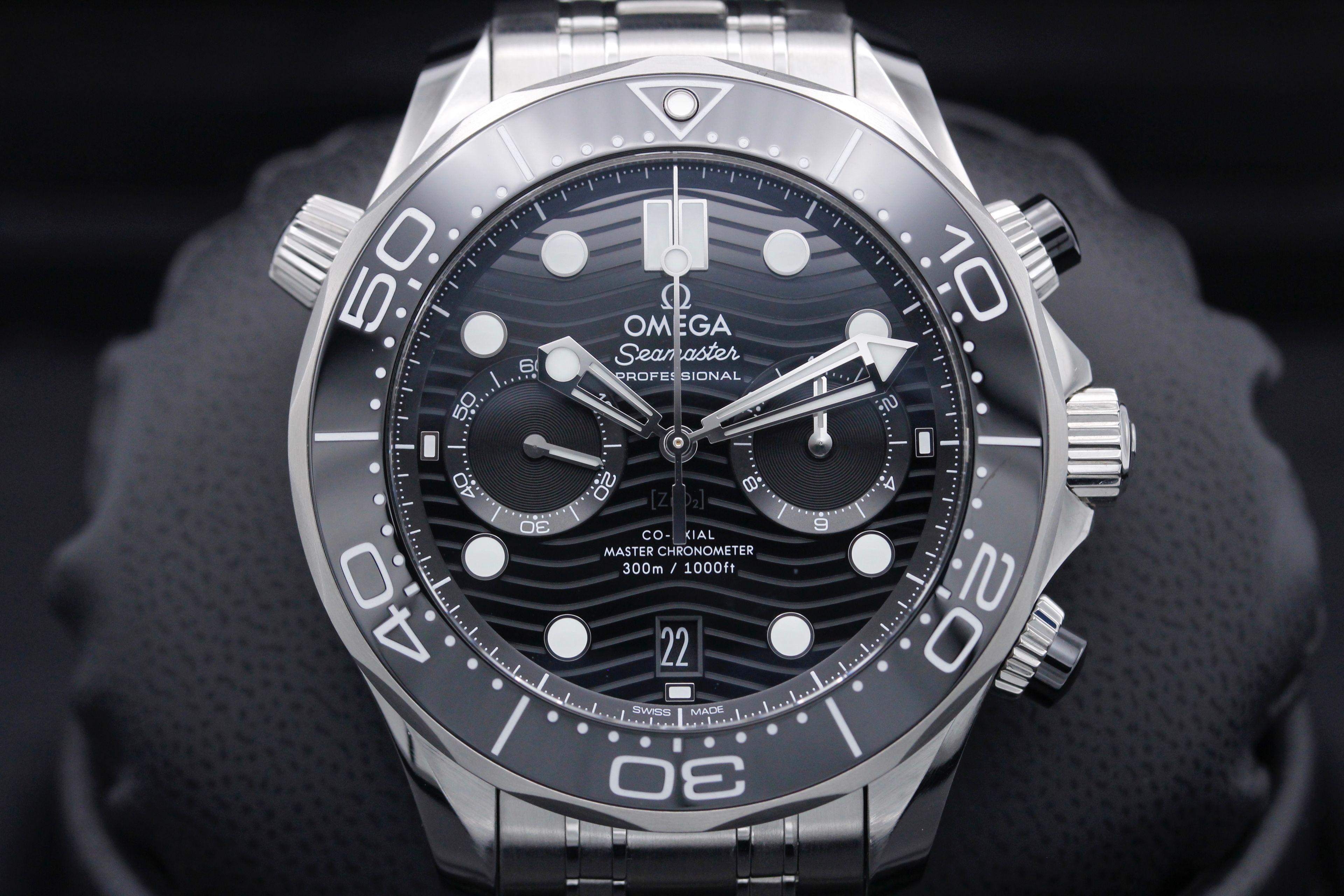 Pre-Owned Omega Diver 300m Co?Axial Master Chronometer Chronograph  210.30.44.51.01.001 | OC WATCH GUY