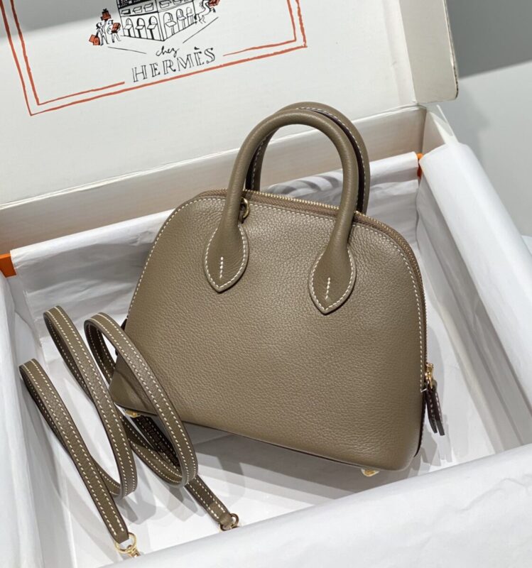 Replica Hermès Mini Bolide – Elephant Gray