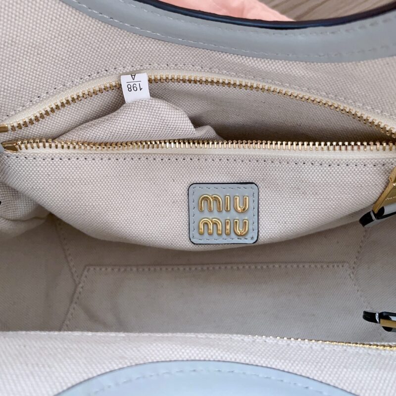Replica Miu Miu Ivy Small Tote Grey
