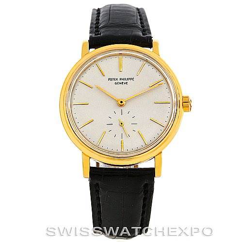 Patek Philippe Calatrava Vintage 18k Yellow Gold Watch 3429