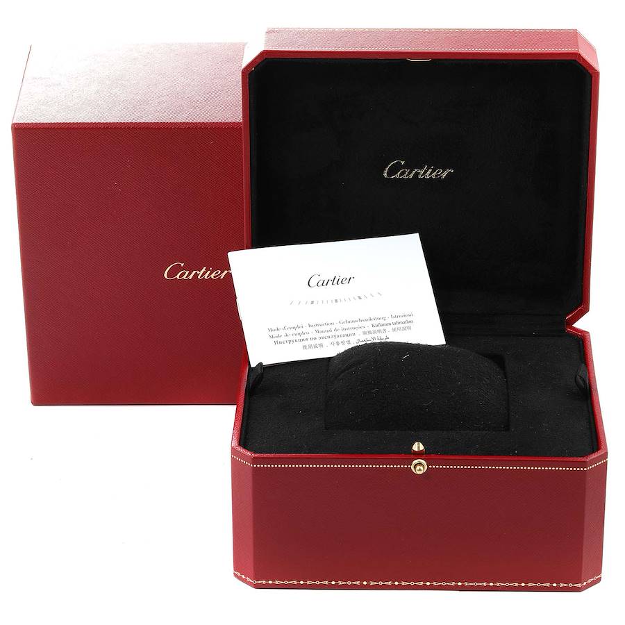Cartier Ballon Bleu 28mm Yellow Gold Diamond Bezel Ladies Watch WE900151