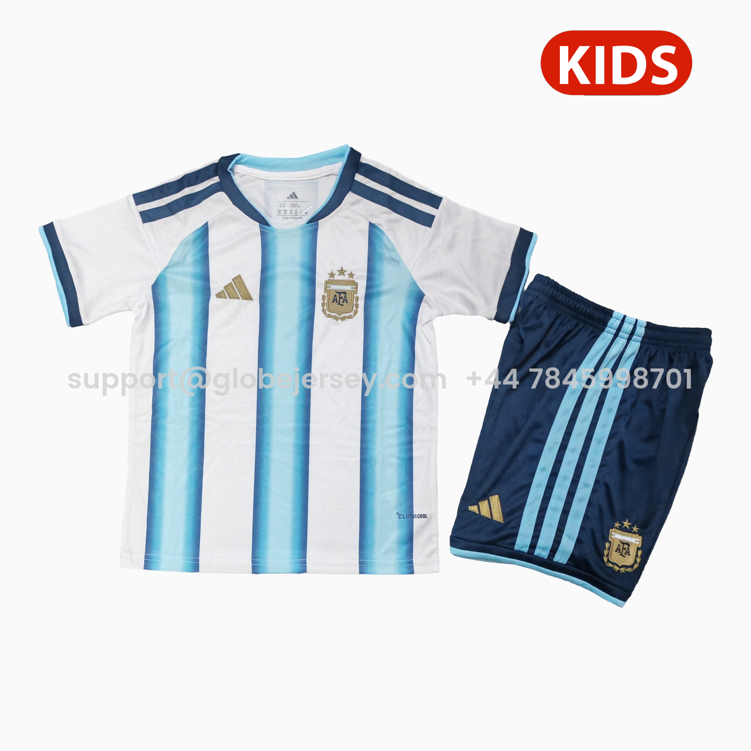 Argentina 2026 Home Kids Kit - Without Chest Patch