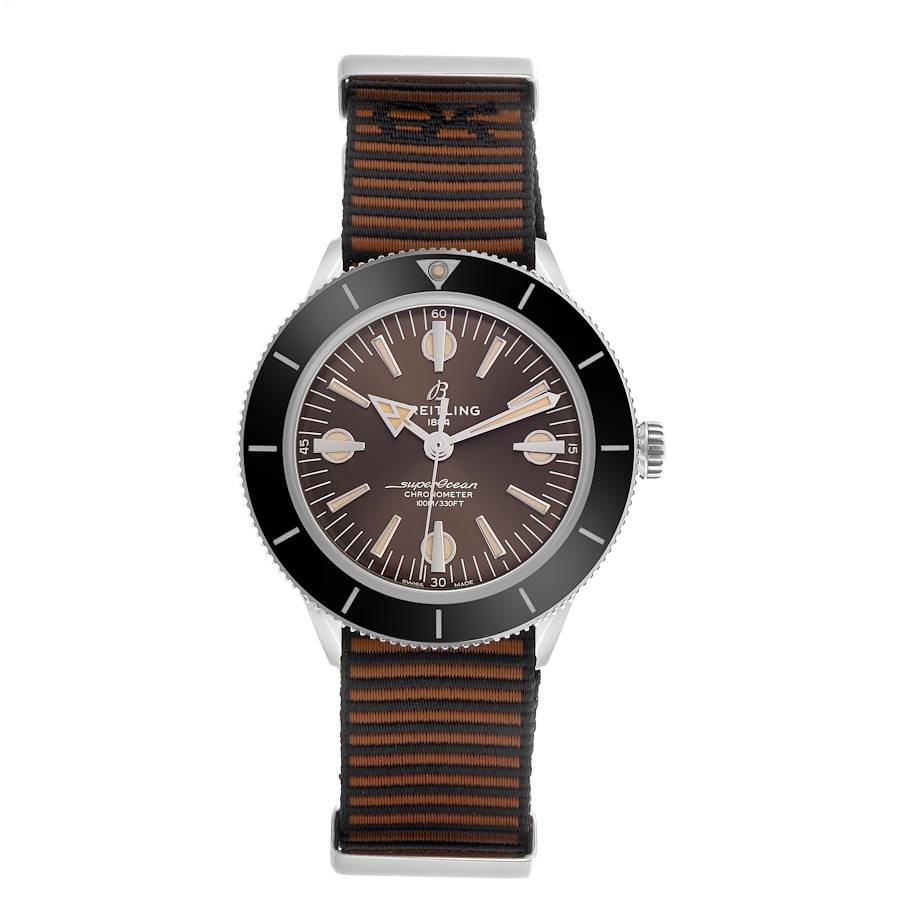 Breitling Superocean Heritage 57 Bronze Dial Steel Mens Watch A10370