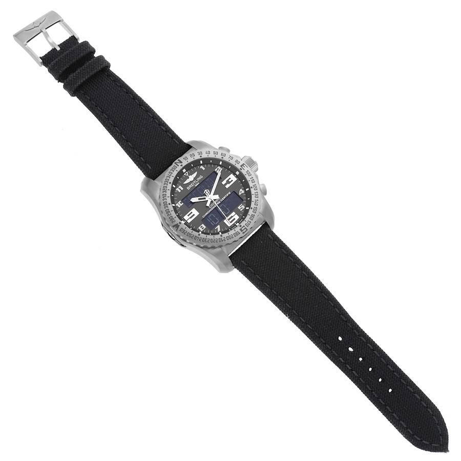 Breitling Professional Cockpit B50 Gray Dial Titanium Mens Watch EB5010