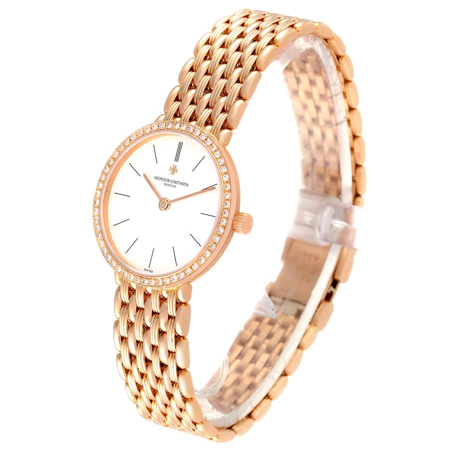 Vacheron Constantin Classic Rose Gold Diamond Ladies Watch 27593
