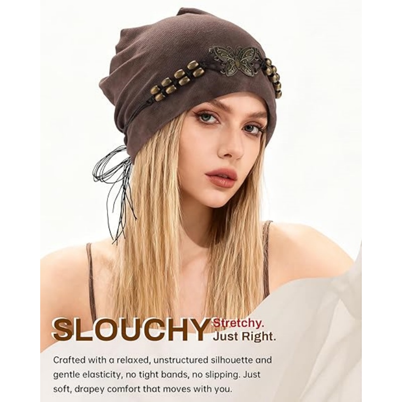 Slouchy Beanie Hat for Women