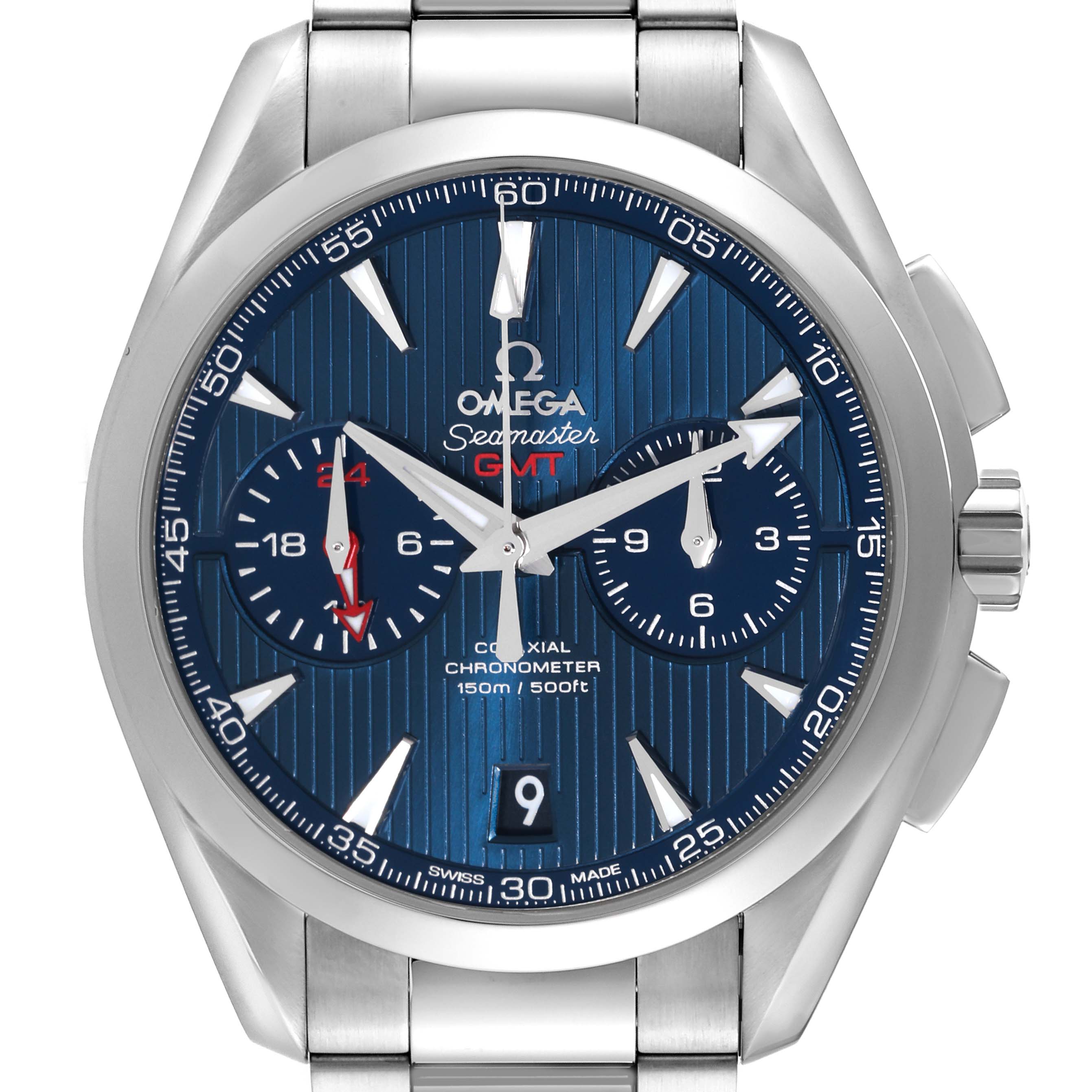 Omega Seamaster Aqua Terra GMT Mens Watch 43.0 MM 231.10.43.52.03.001