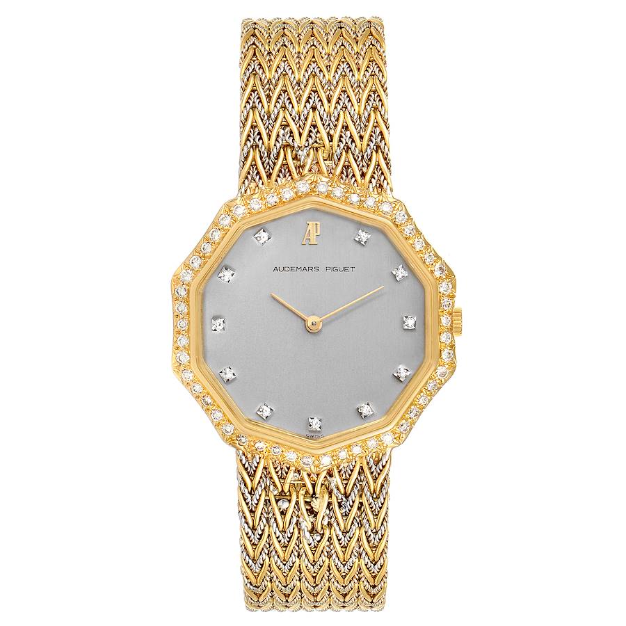 Audemars Piguet Vintage 18k Yellow Gold Diamond Ladies Watch 256731