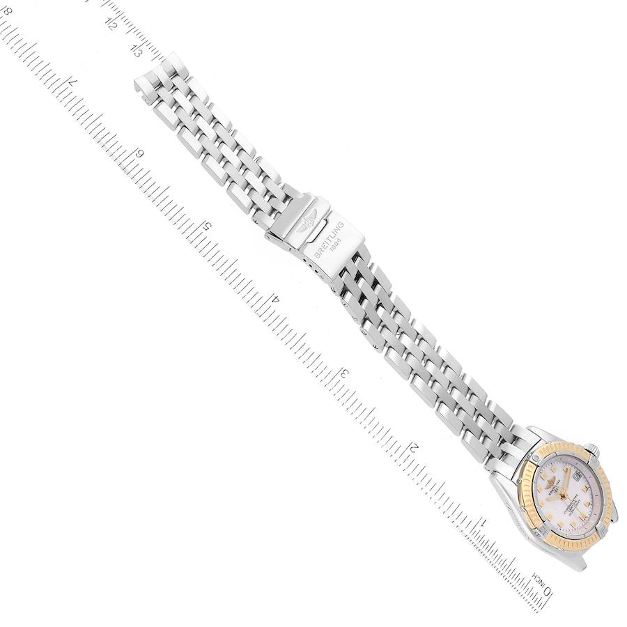Breitling Windrider Calisto Steel Yellow Gold Ladies Watch D72345