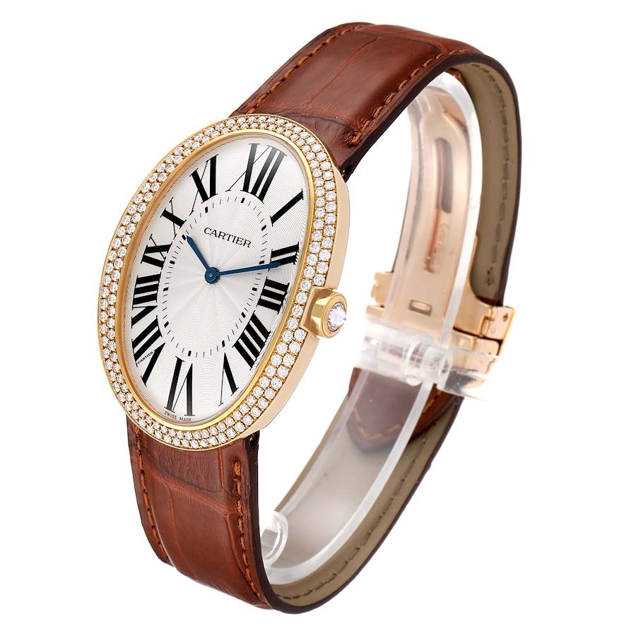 Cartier Baignoire XL Yellow Gold Diamond Ladies Watch WB520005
