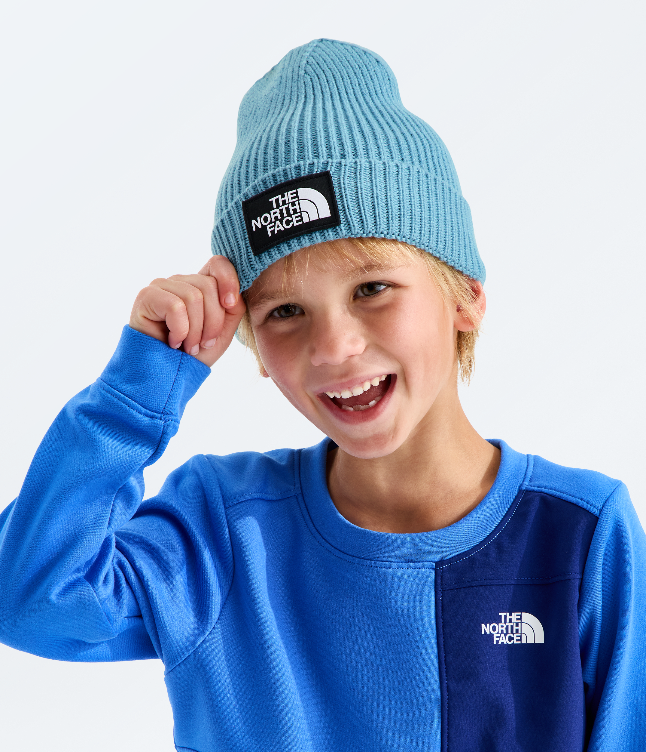 Kids’ TNF™ Logo Box Cuffed Beanie