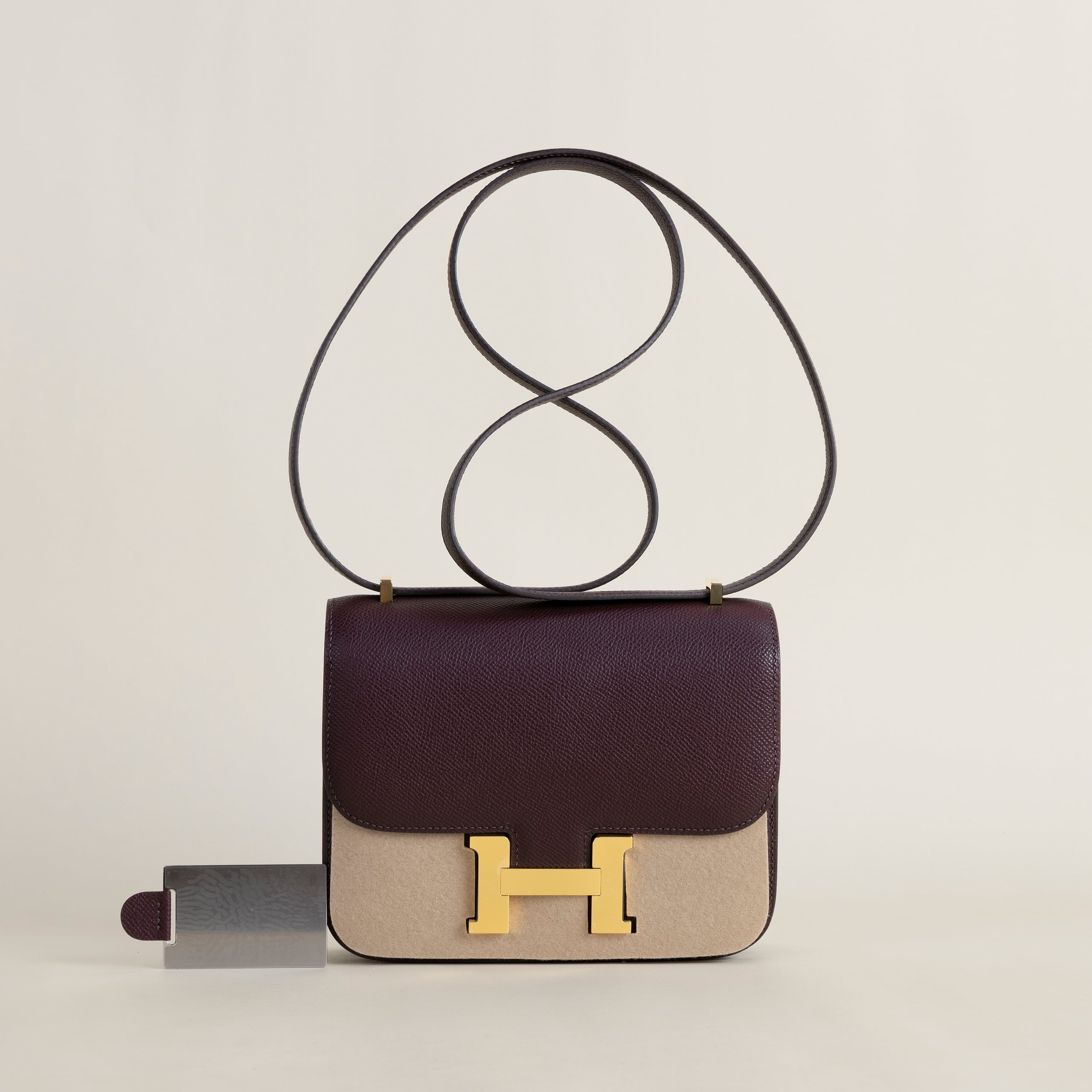 Constance 18 epsom Rouge sellier GHW