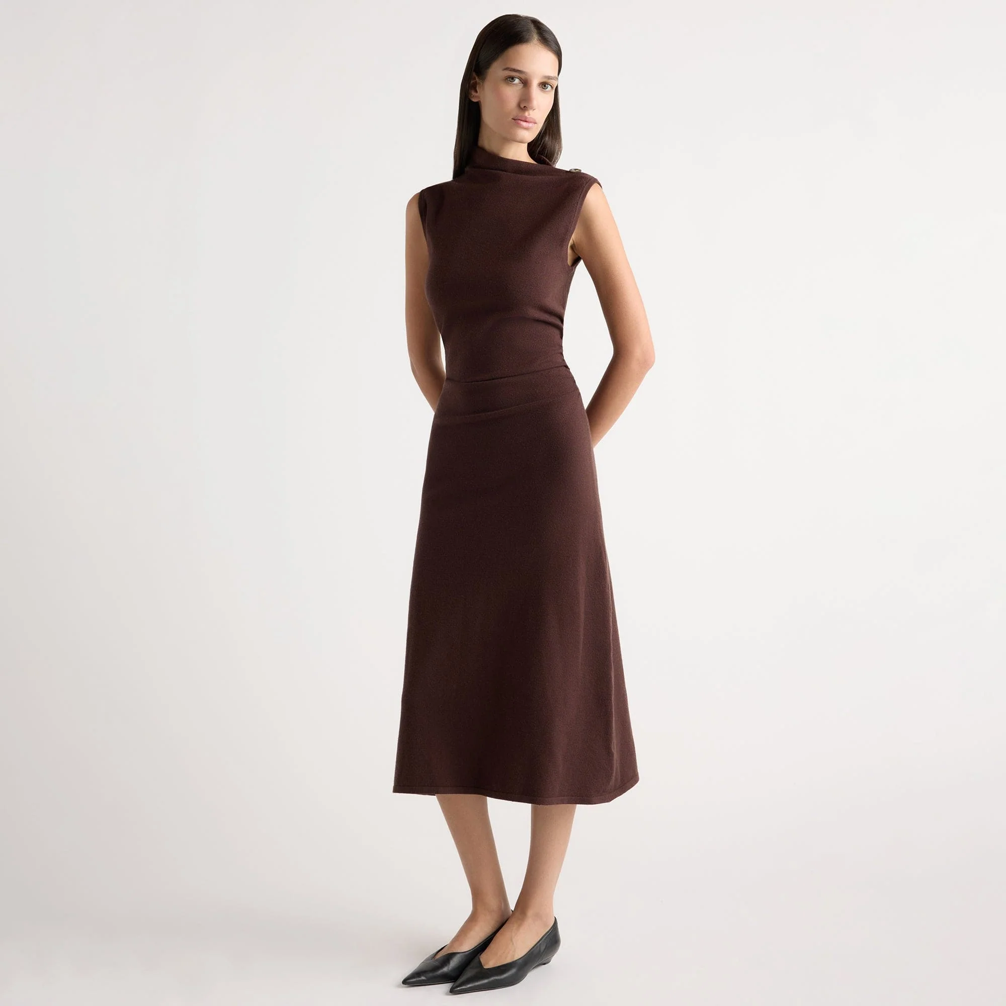 Abel Asymmetric-Neck Dress