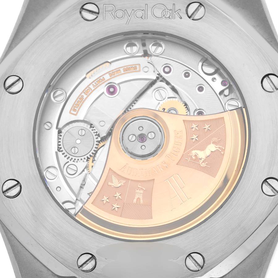 Audemars Piguet Royal Oak White Dial Steel Mens Watch 15300ST