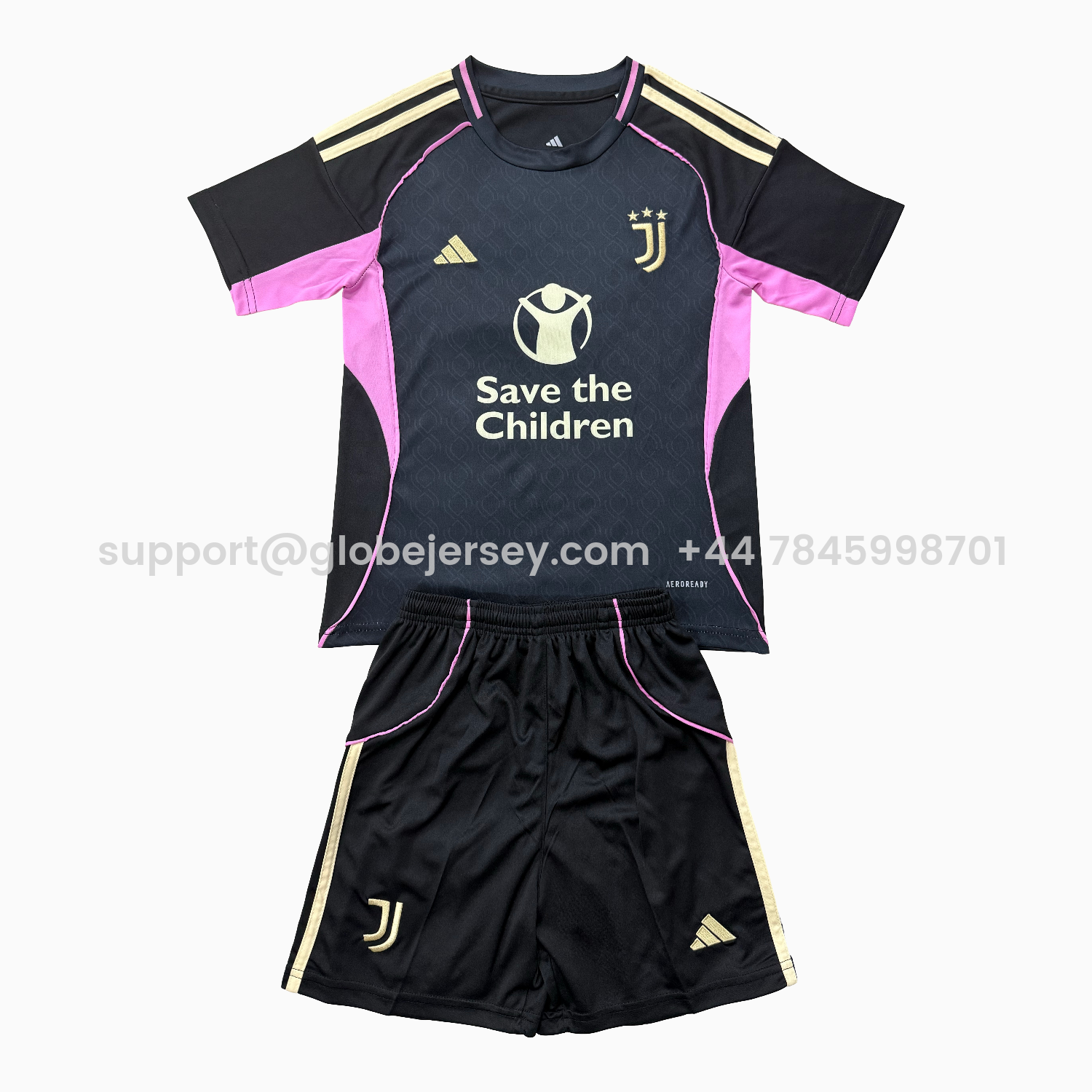Juventus 25-26 Black Concept Men's Adult Jersey Set - Fans Version