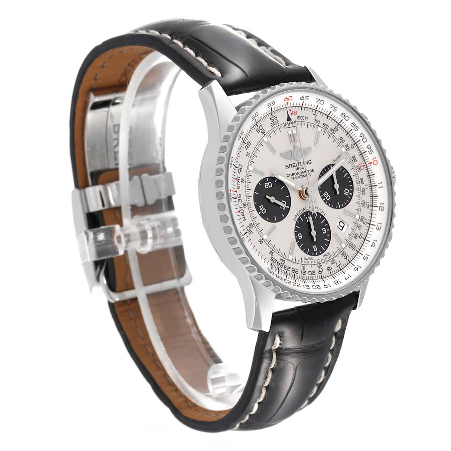 Breitling Navitimer 01 Panda Dial Steel Mens Watch AB0120