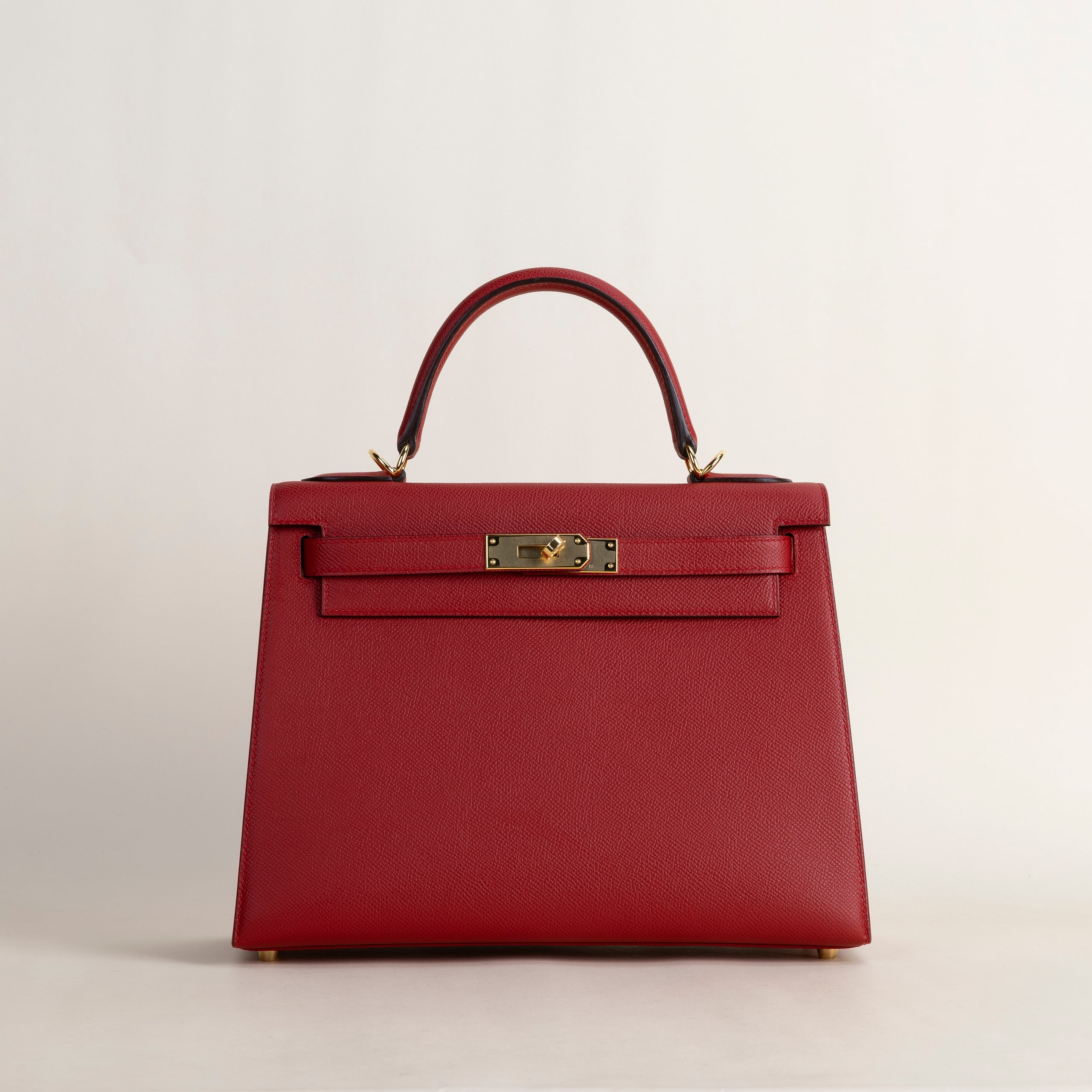 Kelly 28 epsom Rouge Casaque GHW