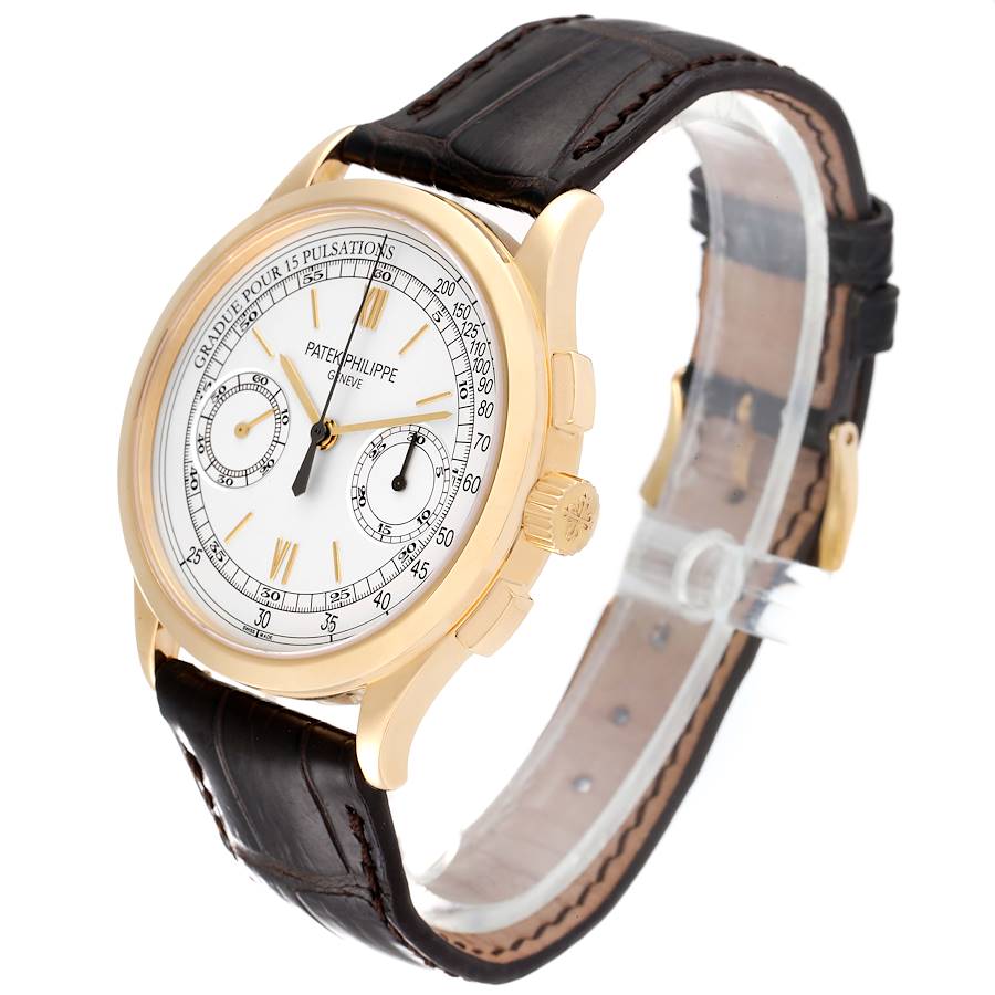 Patek Philippe Complications Chronograph 18k Yellow Gold Mens Watch 5170