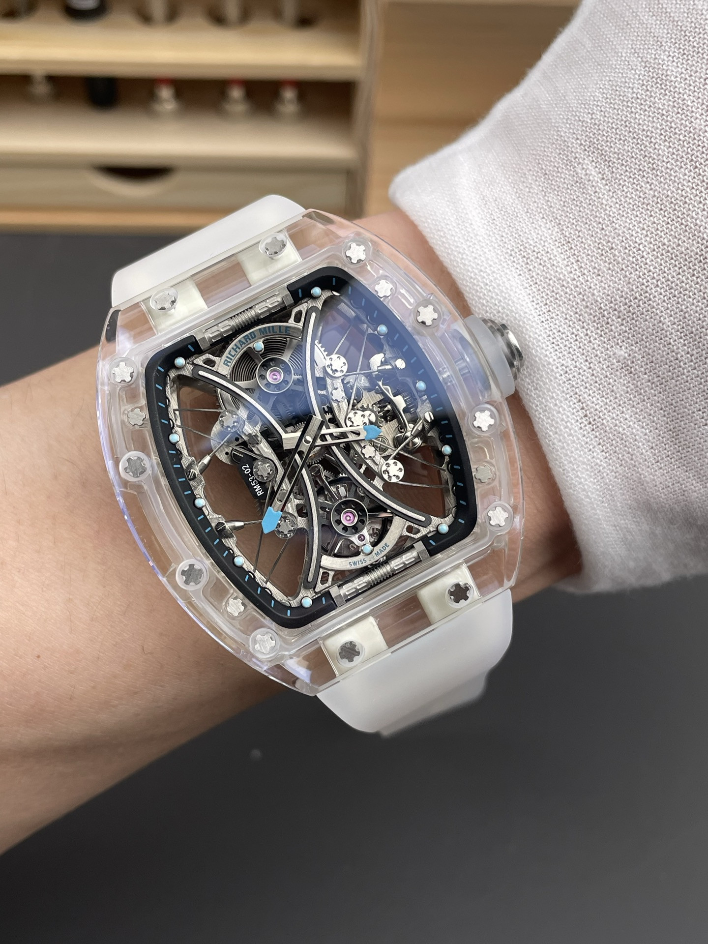 RM53-02 Transparent Sapphire Case